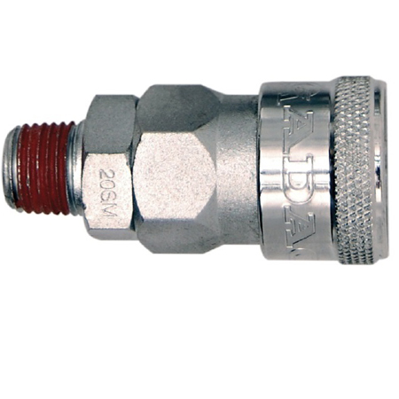 Air Coupler - Male Thread Connection